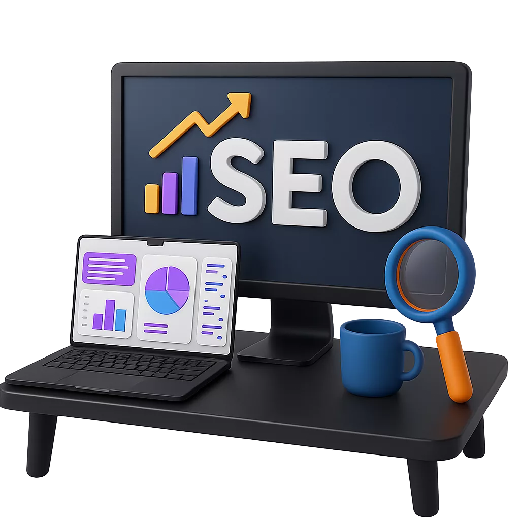 Seo computer Analyse Grafik
